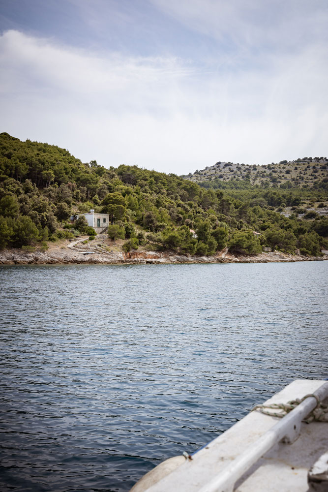 erster blick auf die insel zut