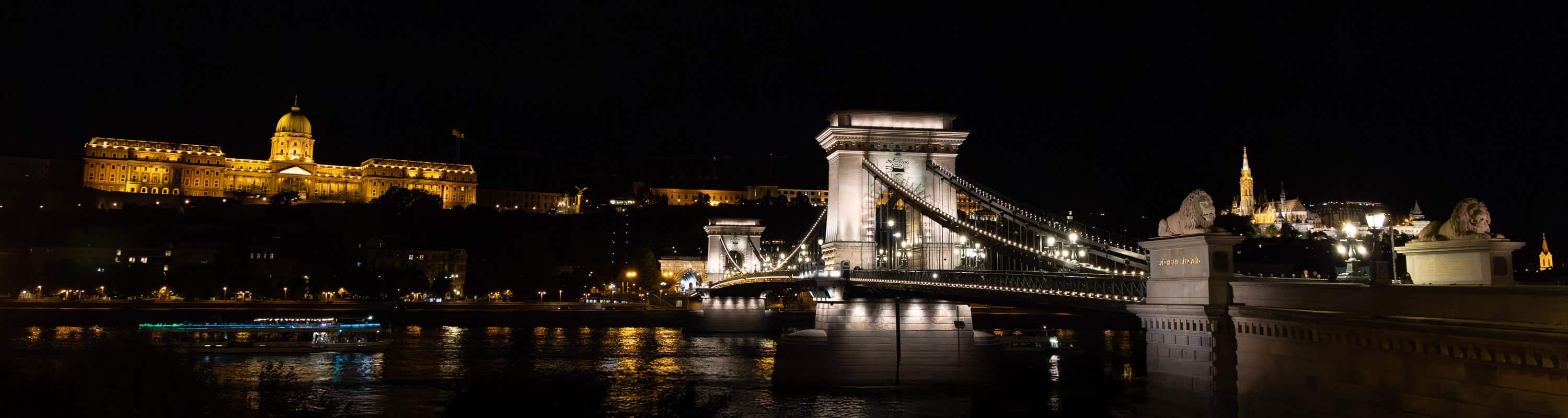 Budapest | Kettenbrücke bei Nacht