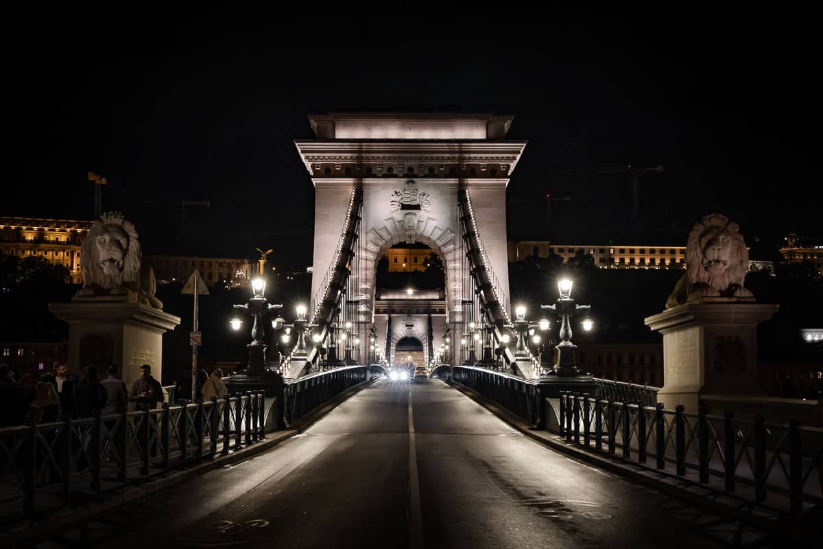 Budapest | Kettenbrücke bei Nacht Budapest | Kettenbrücke bei Nacht