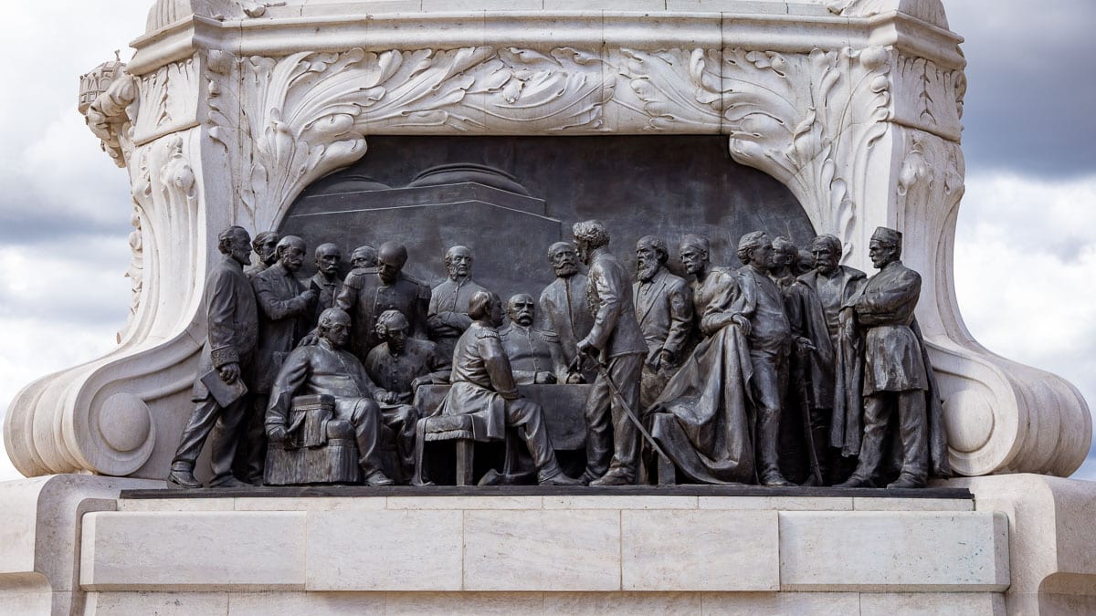 Bronzerelief Bronzerelief