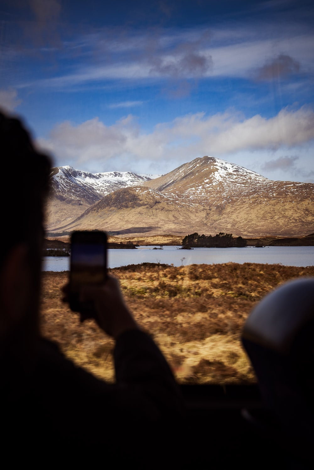 Silhouette vor HIghlands Silhouette vor HIghlands