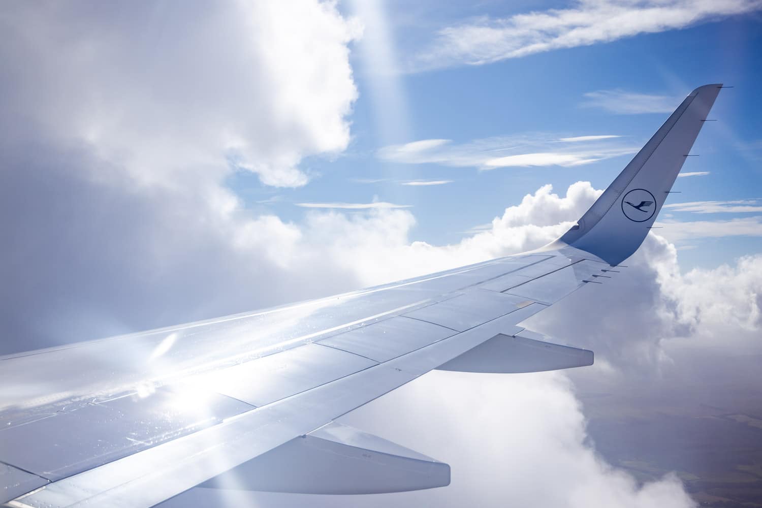 Blick aus Flugzeug Blick aus Flugzeug