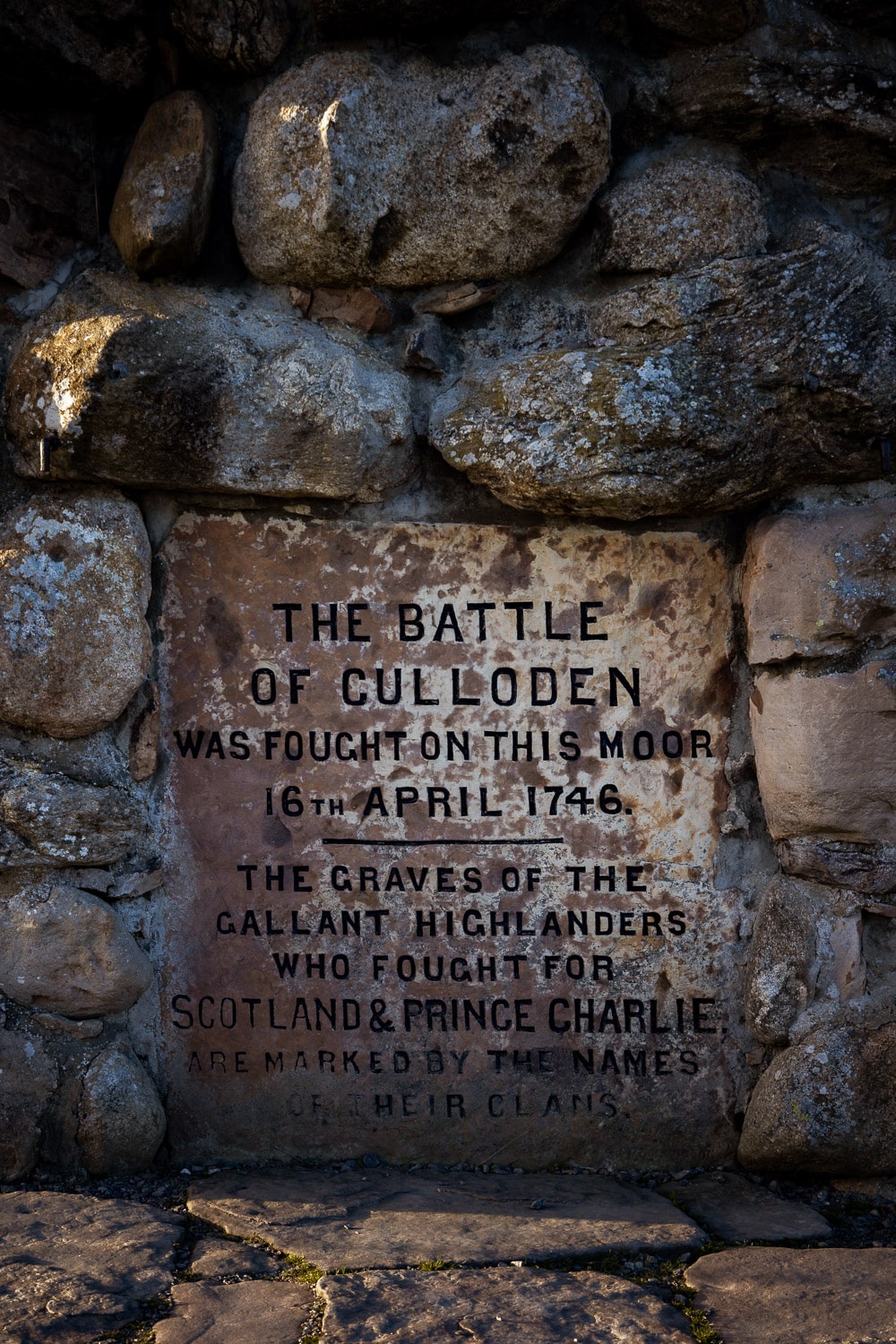 Gedenkstein Culloden Gedenkstein Culloden